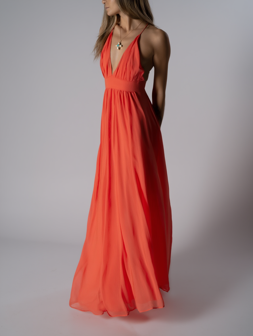 Collar de cruz fundida - Perla natural