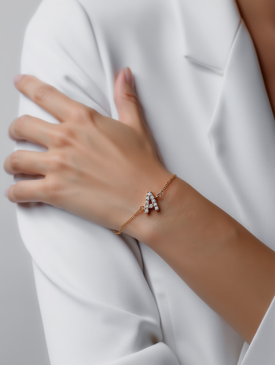 Lima Initial Bracelet