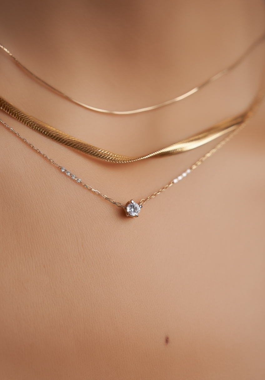 Indie Necklace 3mm - Gold