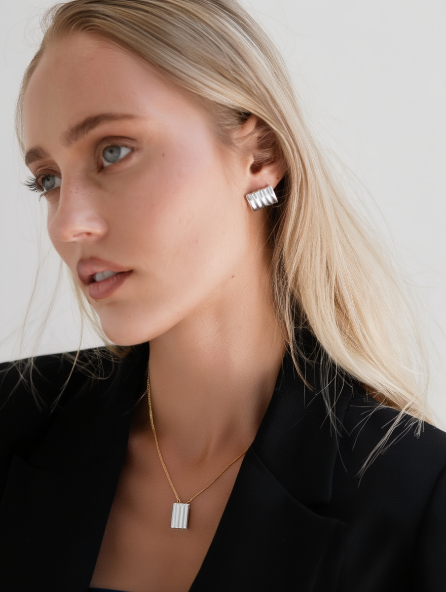 Bridget Earrings - Silver