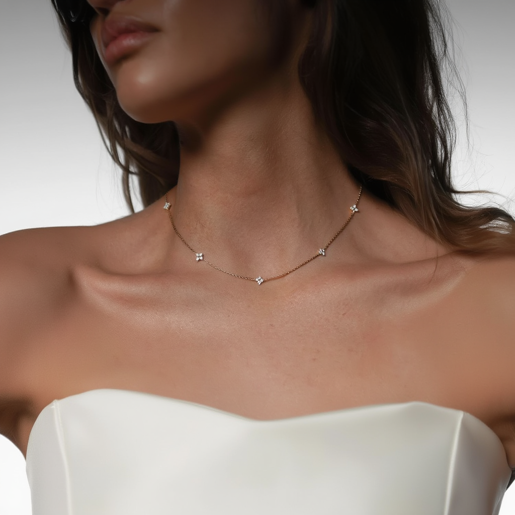 Loria Necklace Multi - Gold