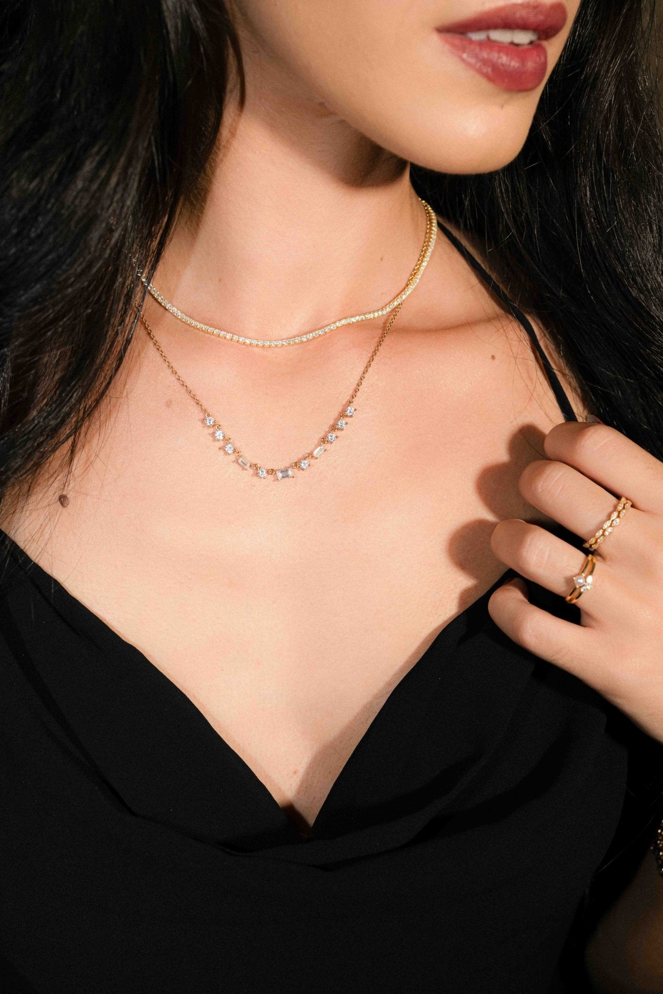 2mm Tennis Necklace - AYUNA