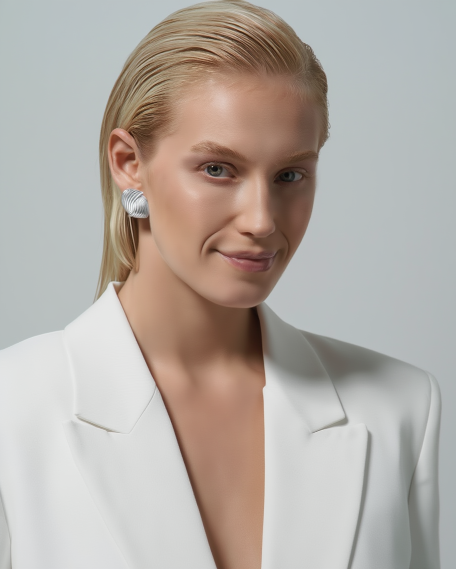 Aurelia Earrings – Silver