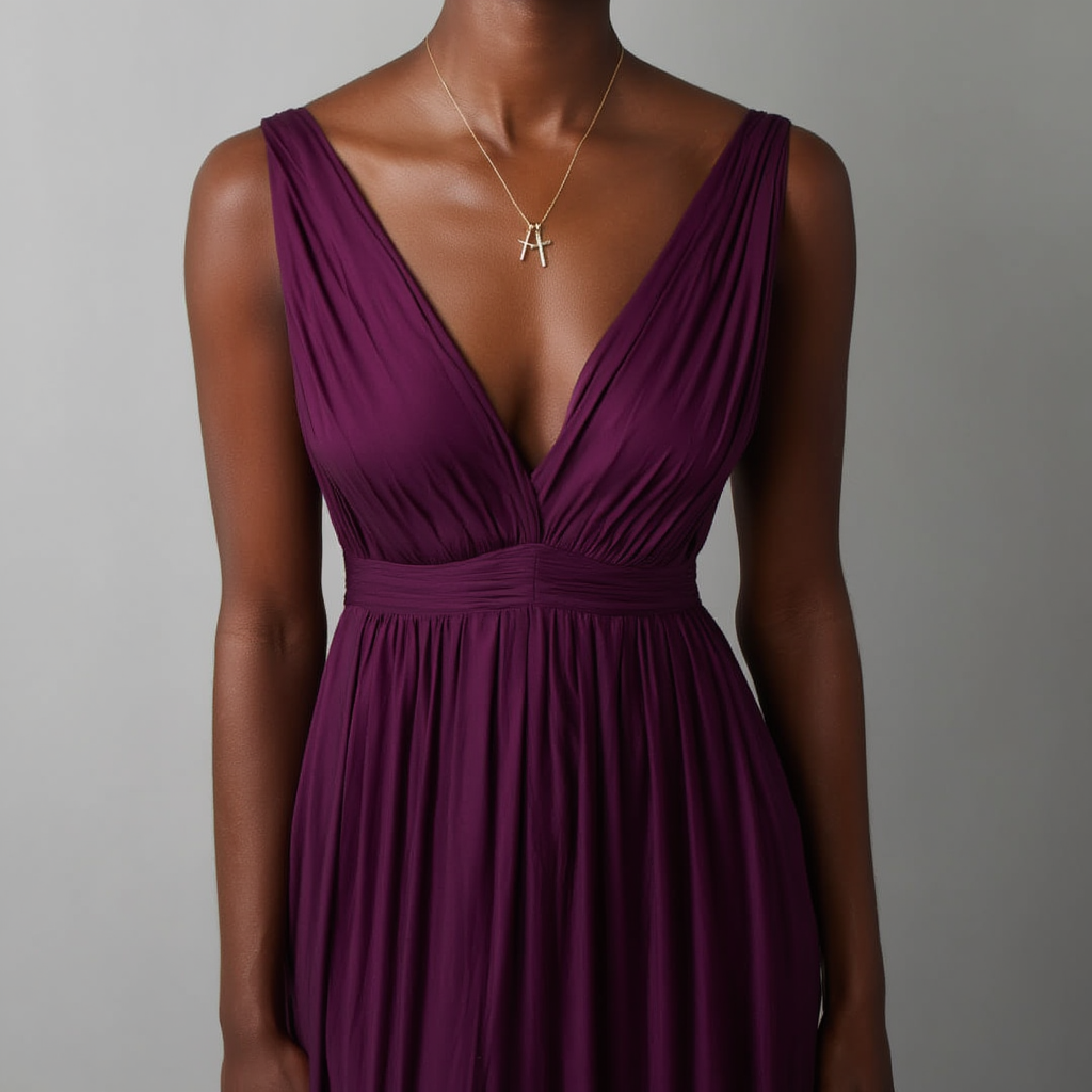 Dainty Double Cross Necklace