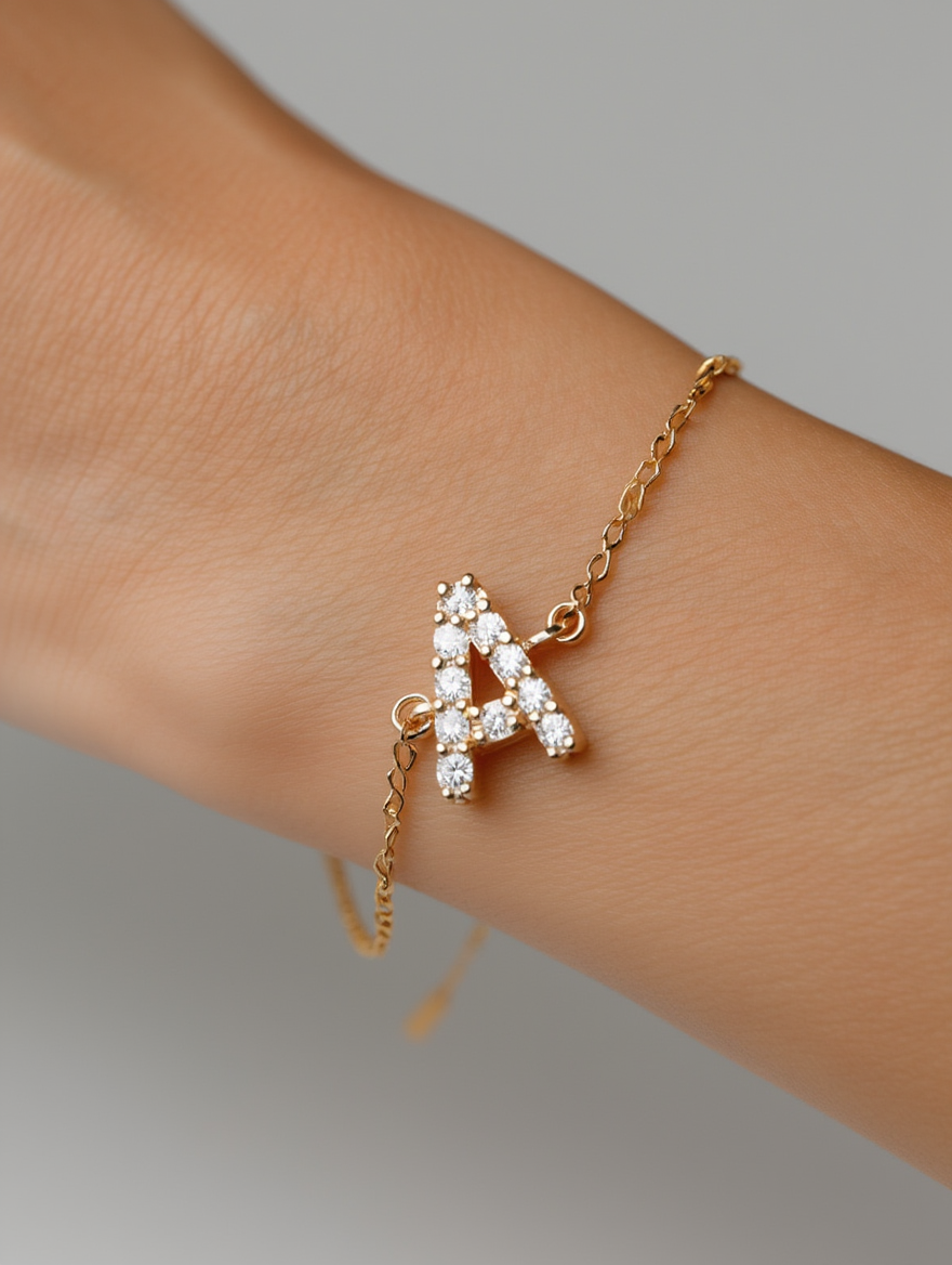 Lima Initial Bracelet