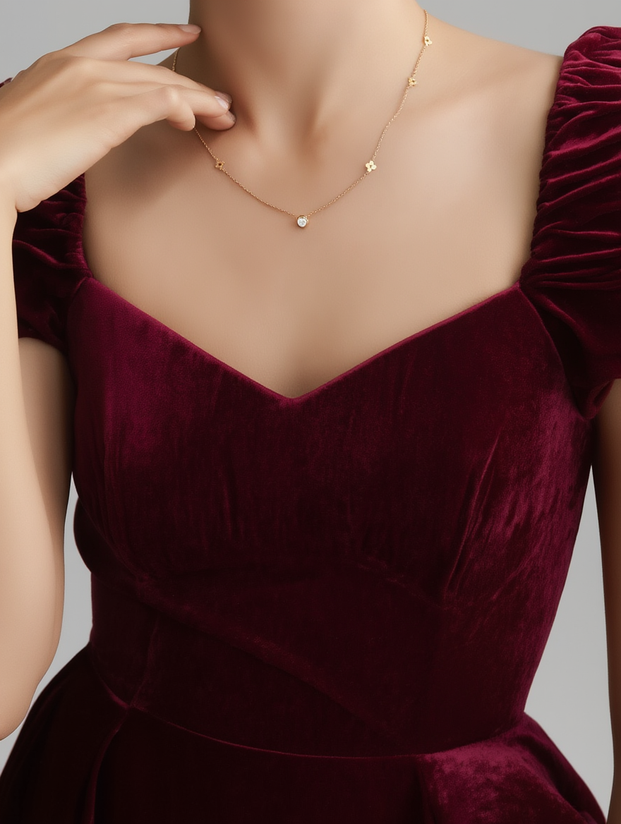 Collar de trébol de Carrie