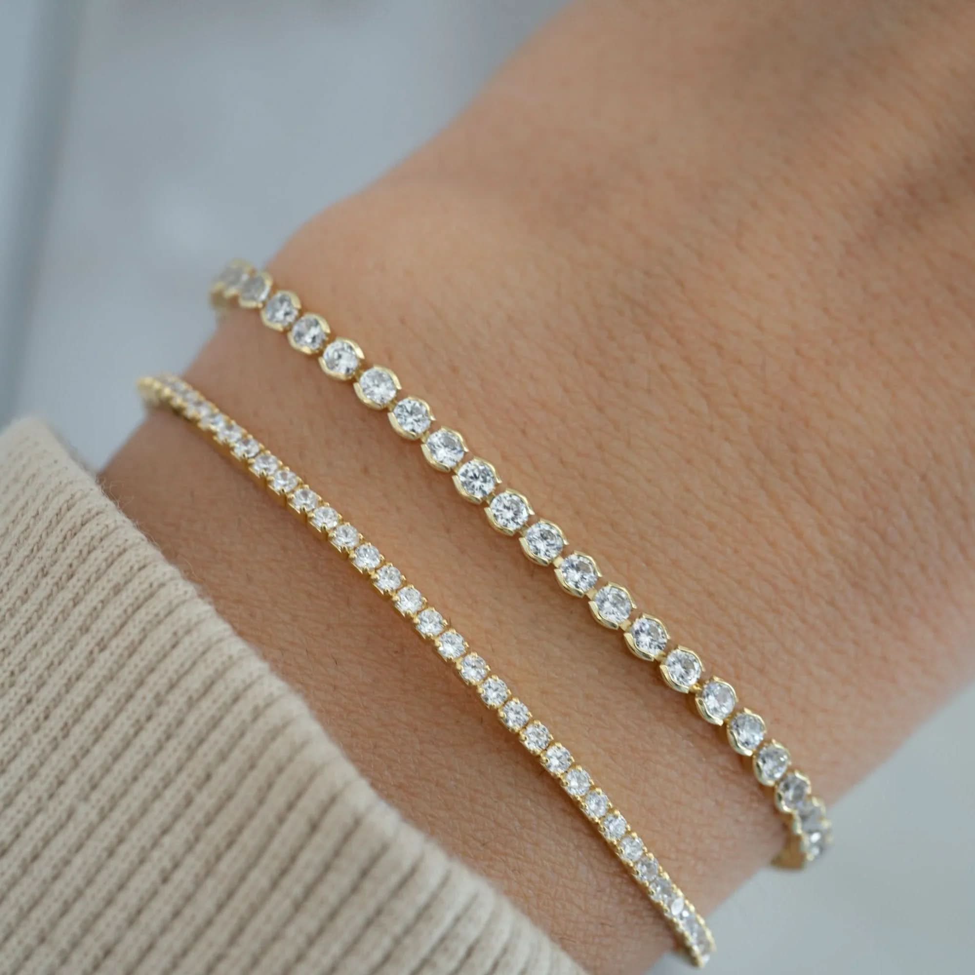 3mm Round Tennis Bracelet - AYUNA