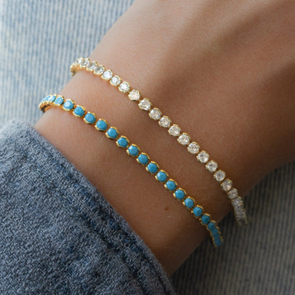 3mm Round Tennis Bracelet - AYUNA