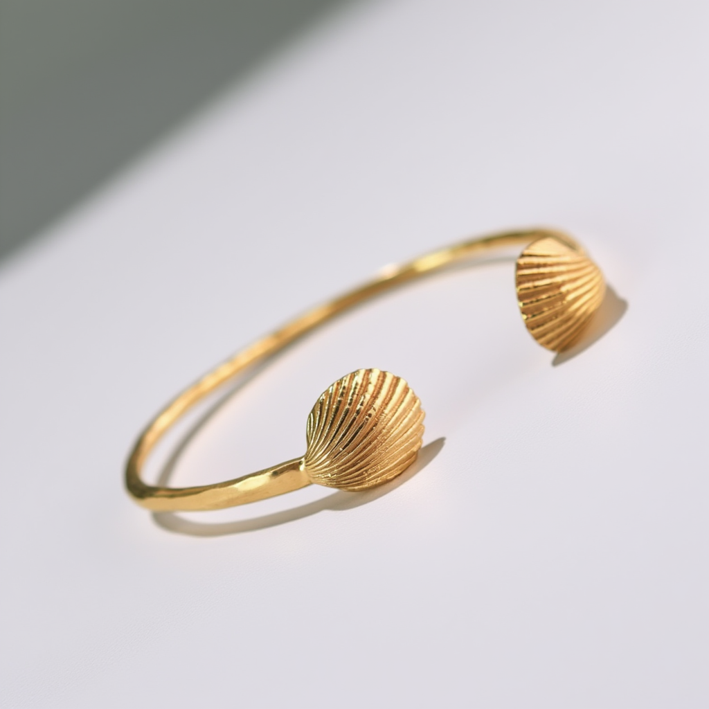 Mini Shell Cuff Bracelet