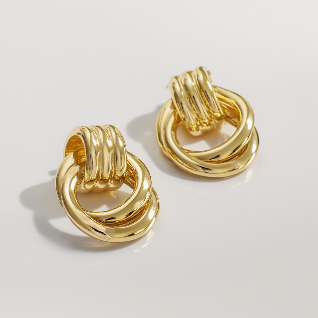 Jacquie Earrings – Gold