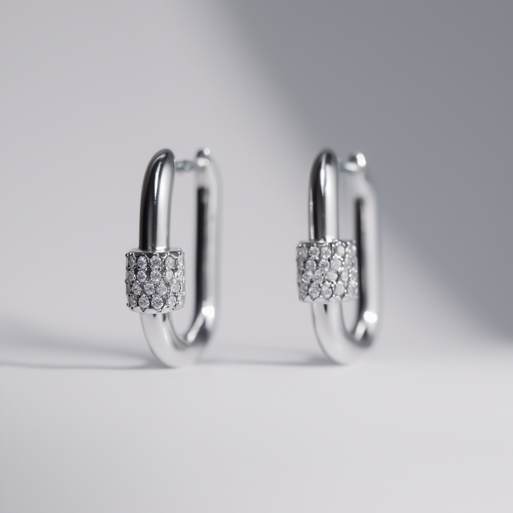 Auria Earrings – Silver