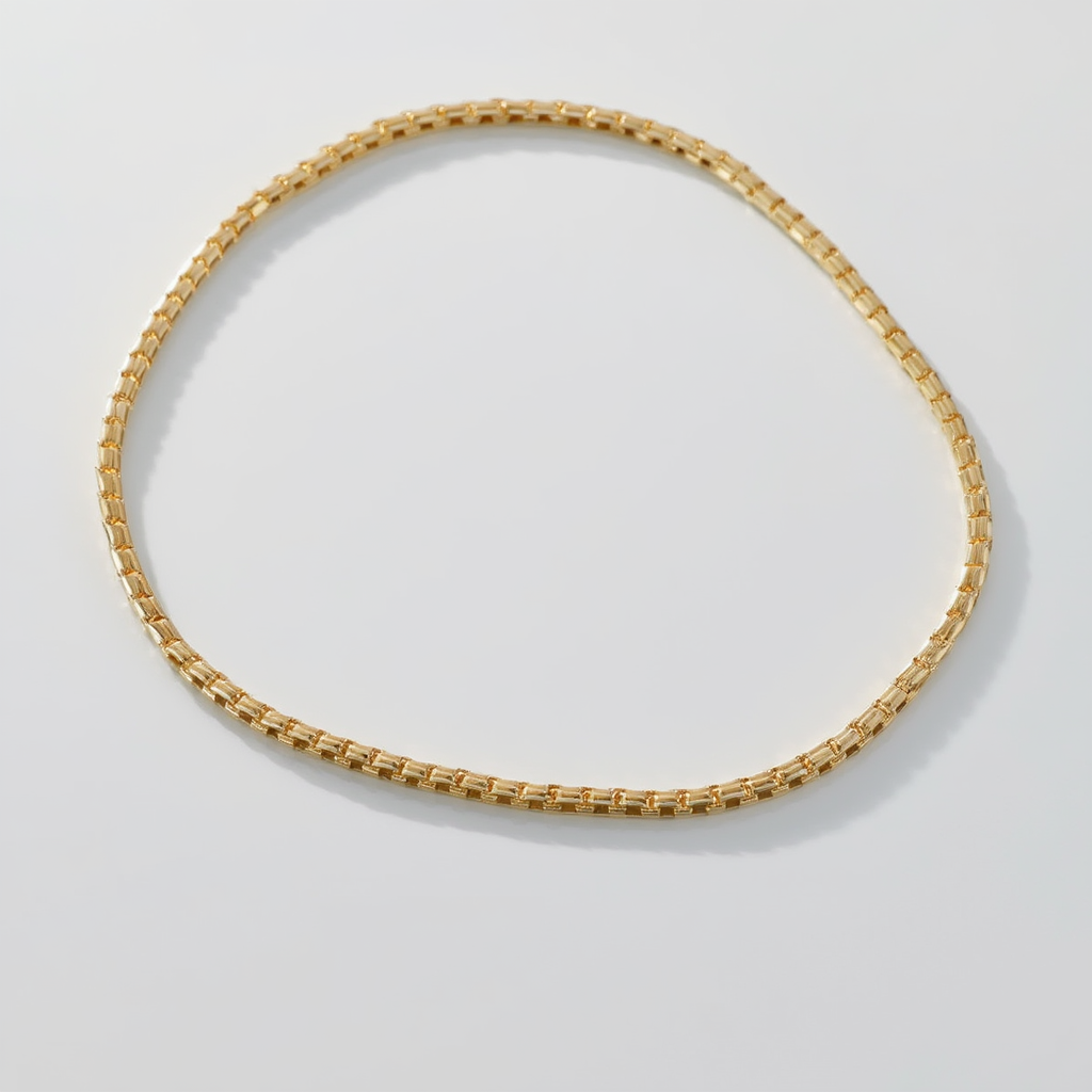 Rounded Box Chain Necklace
