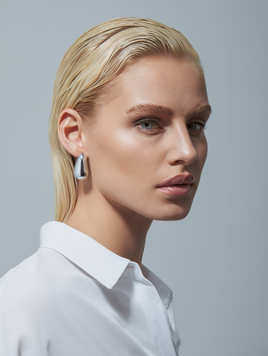 Selene Earrings - Silver