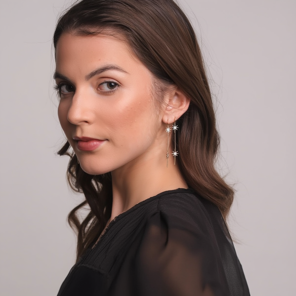 Dubble Star Earrings