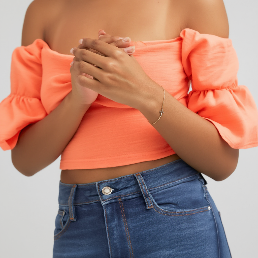 Dainty Cross Bracelet