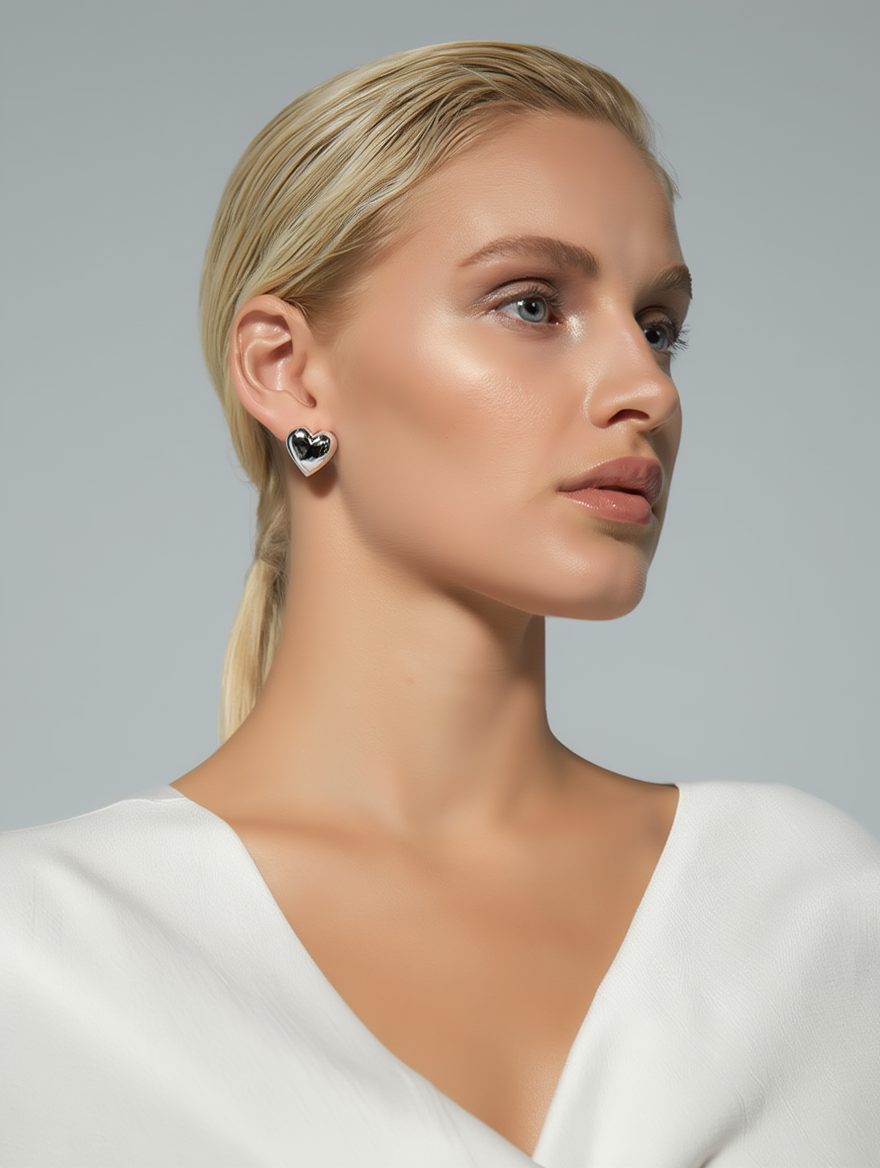 Amore Earrings -  Silver