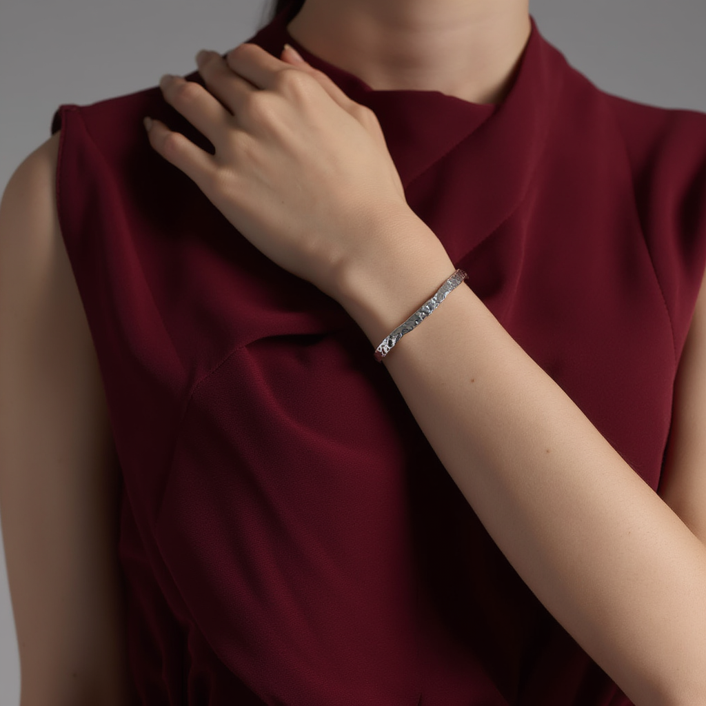 Teya Textured Cuff Bracelet