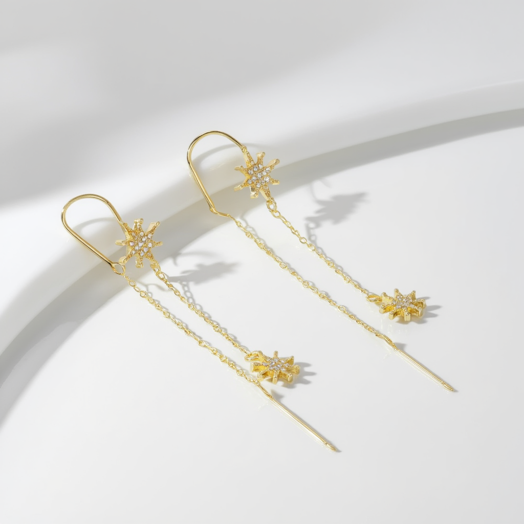 Dubble Star Earrings