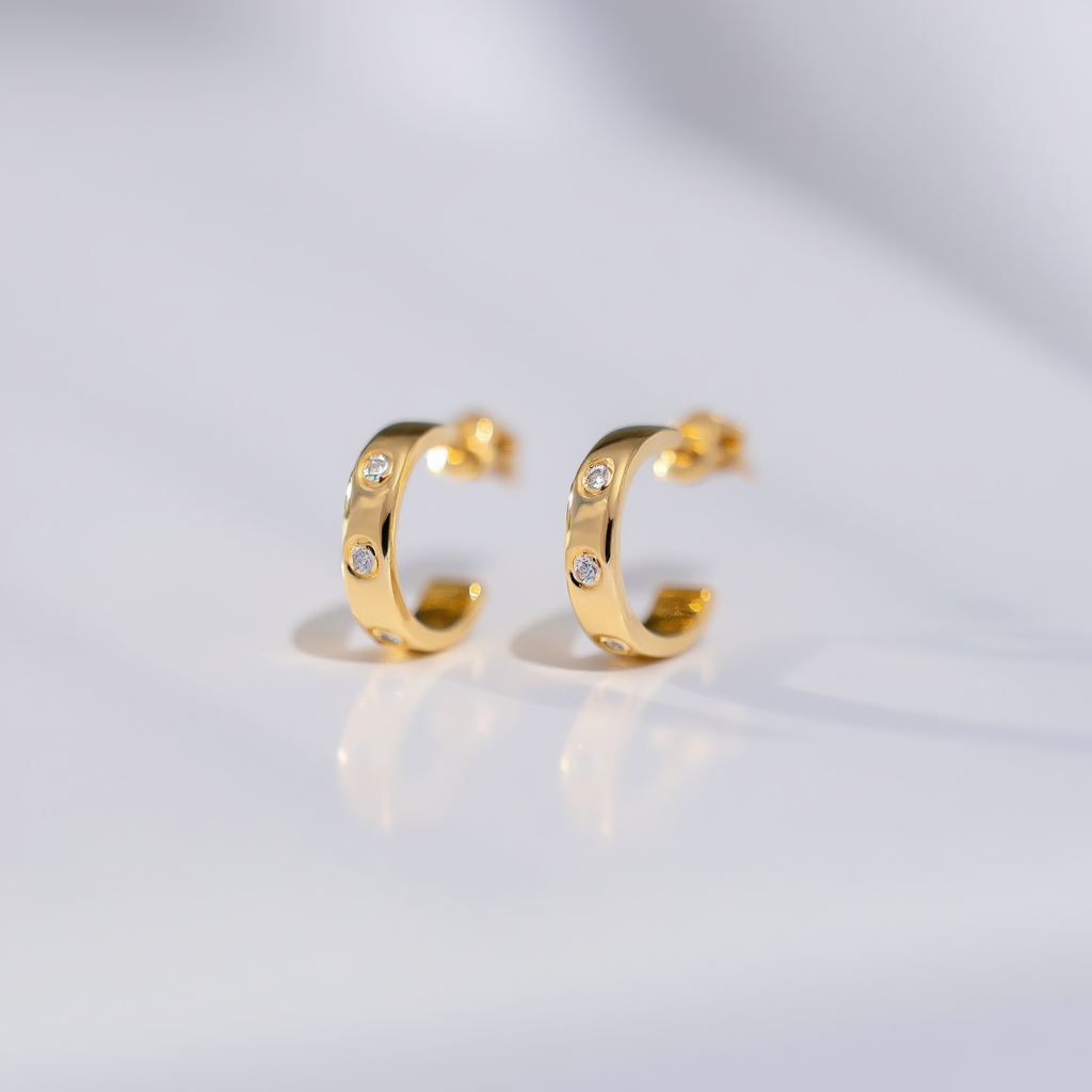 Clio Earrings - Gold