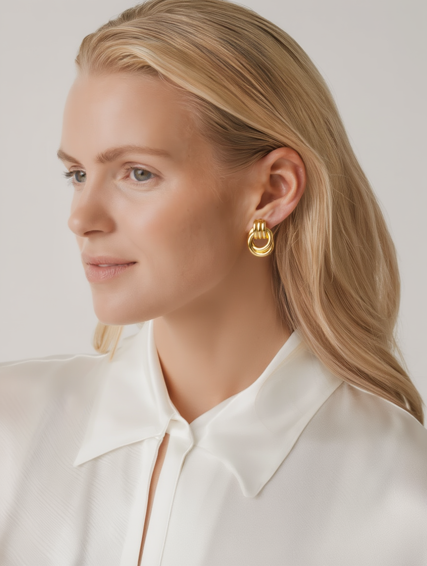 Jacquie Earrings – Gold