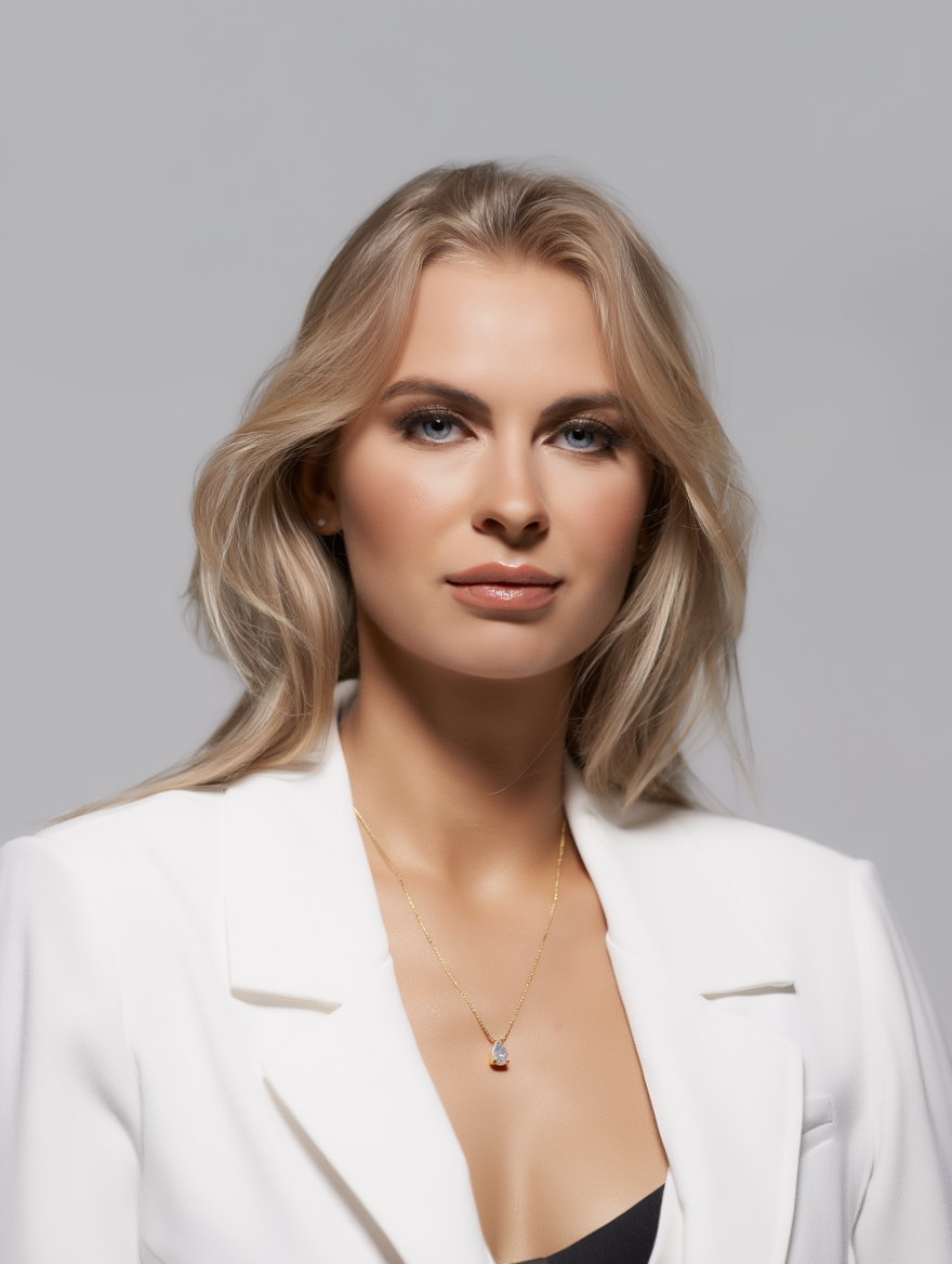 Iriss Necklace Pear - Gold