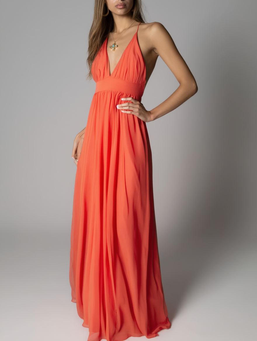 Collar de cruz fundida - Perla natural