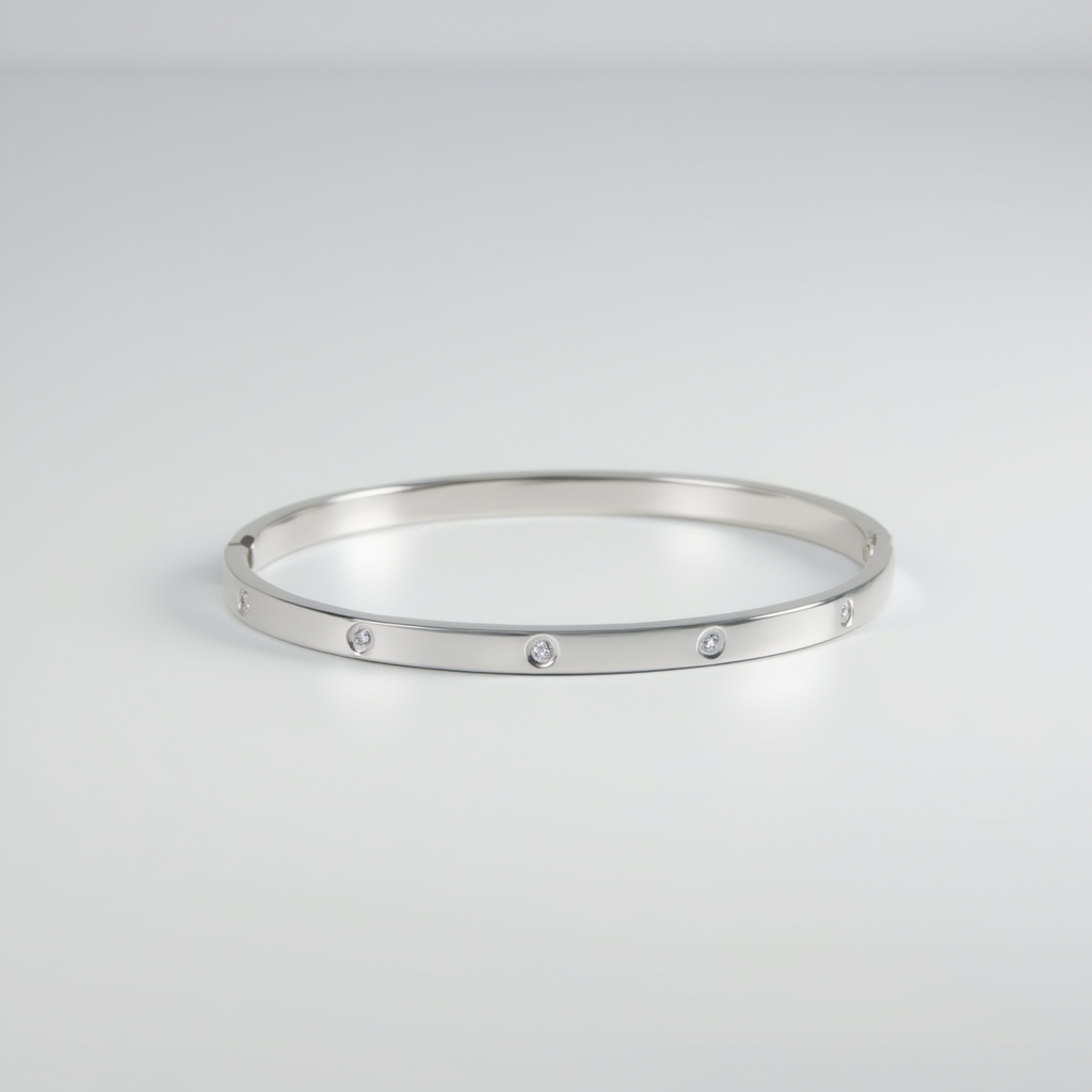 Love Bracelet Thin - 10 - Silver