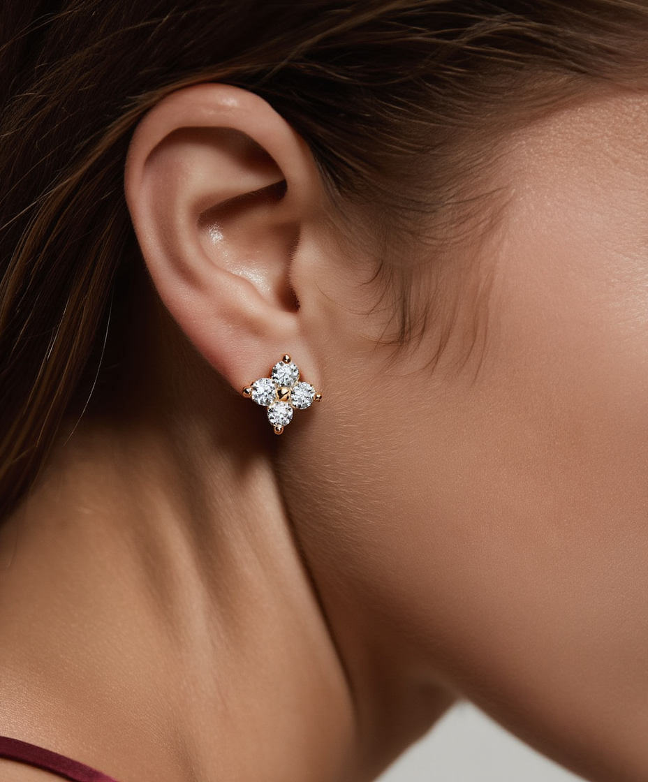 Pendientes Loria - Oro