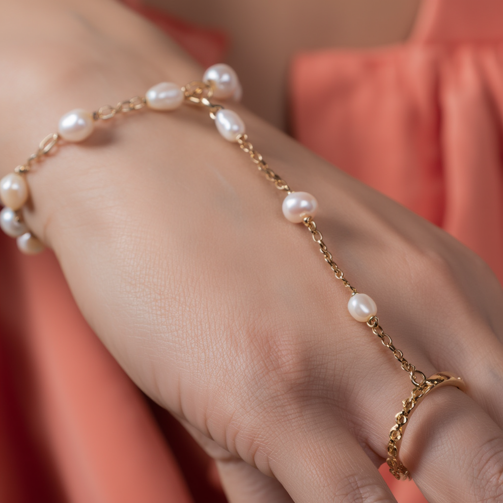 Pearl Hand Chain