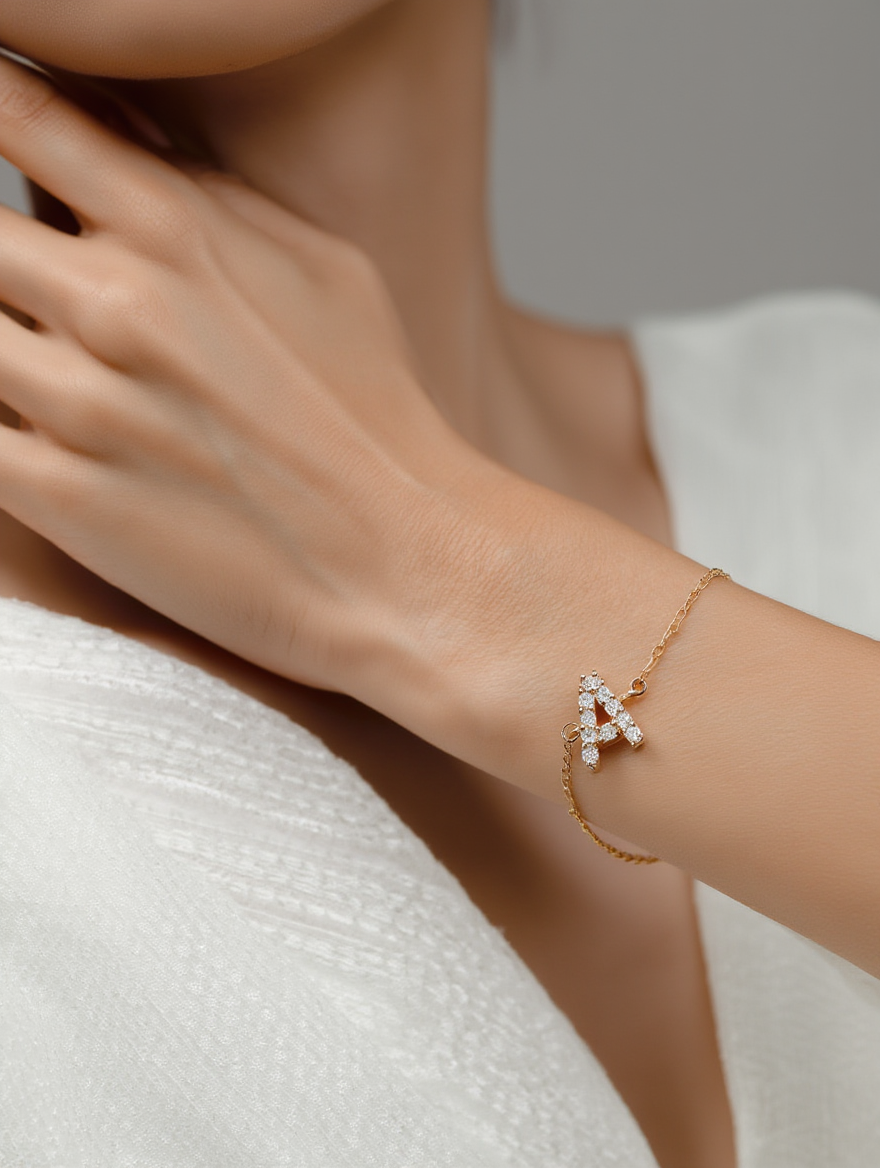 Lima Initial Bracelet