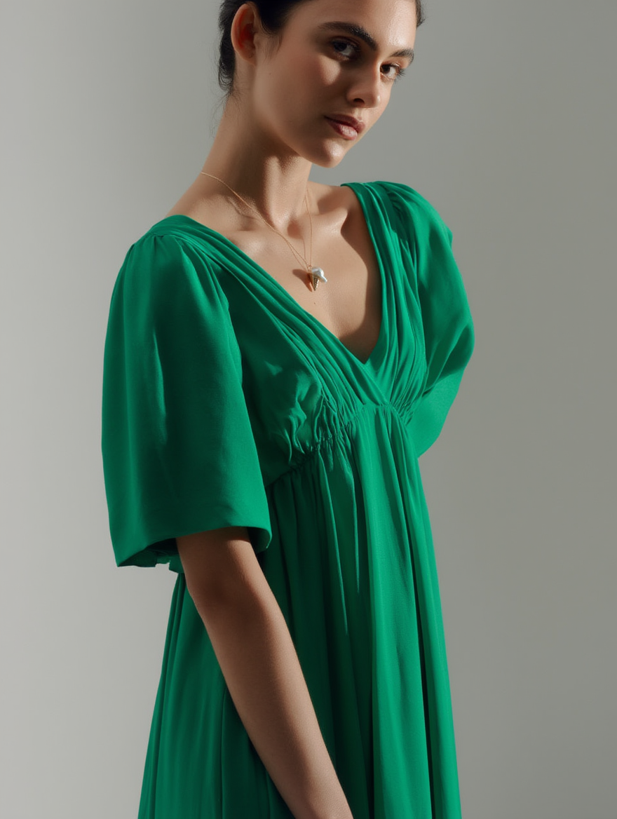 Collar de perlas barrocas con forma de helado