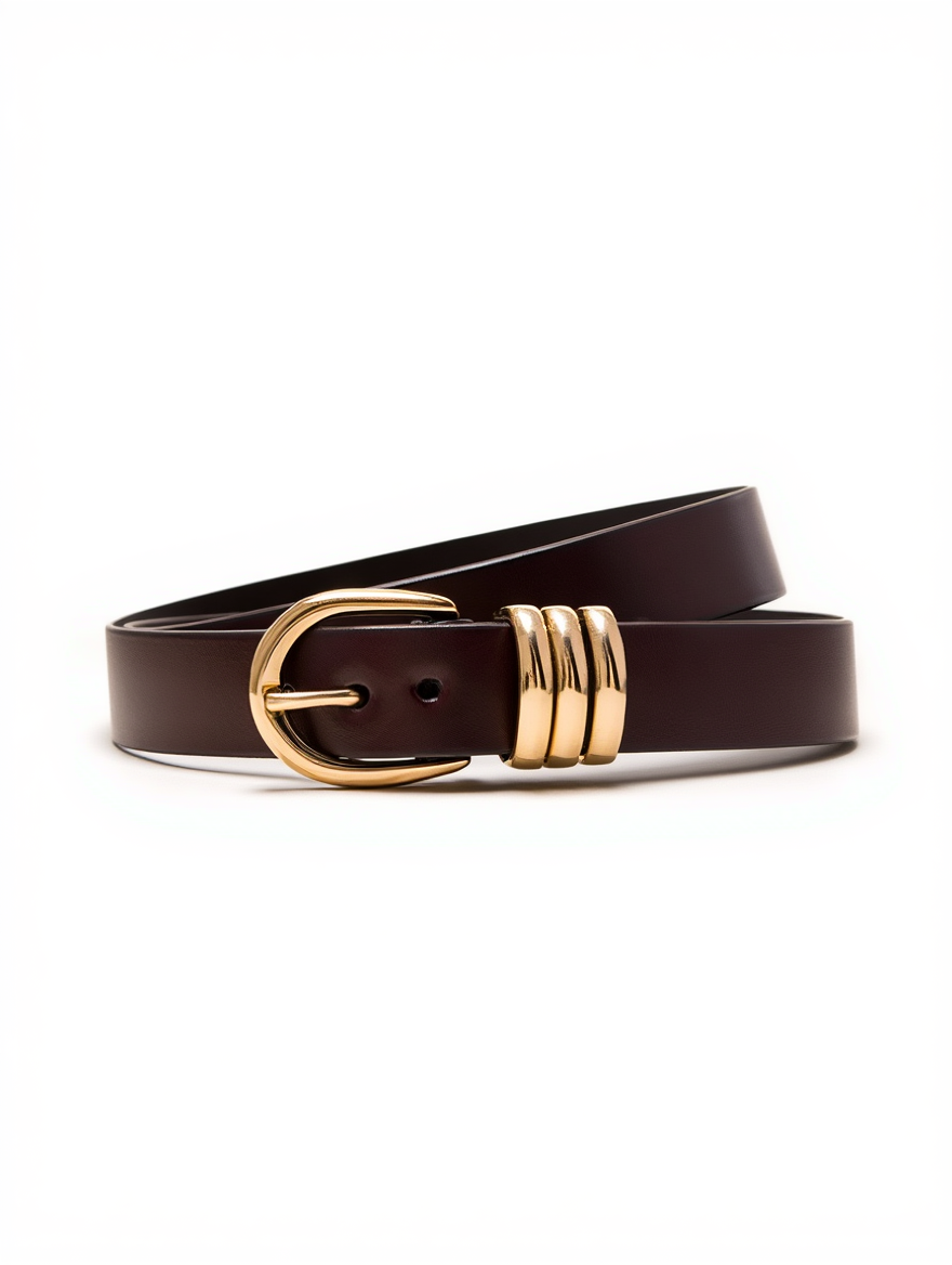 California Leather Brown Belt