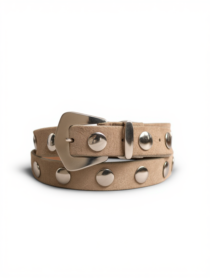 Yves Stud Belt Sand