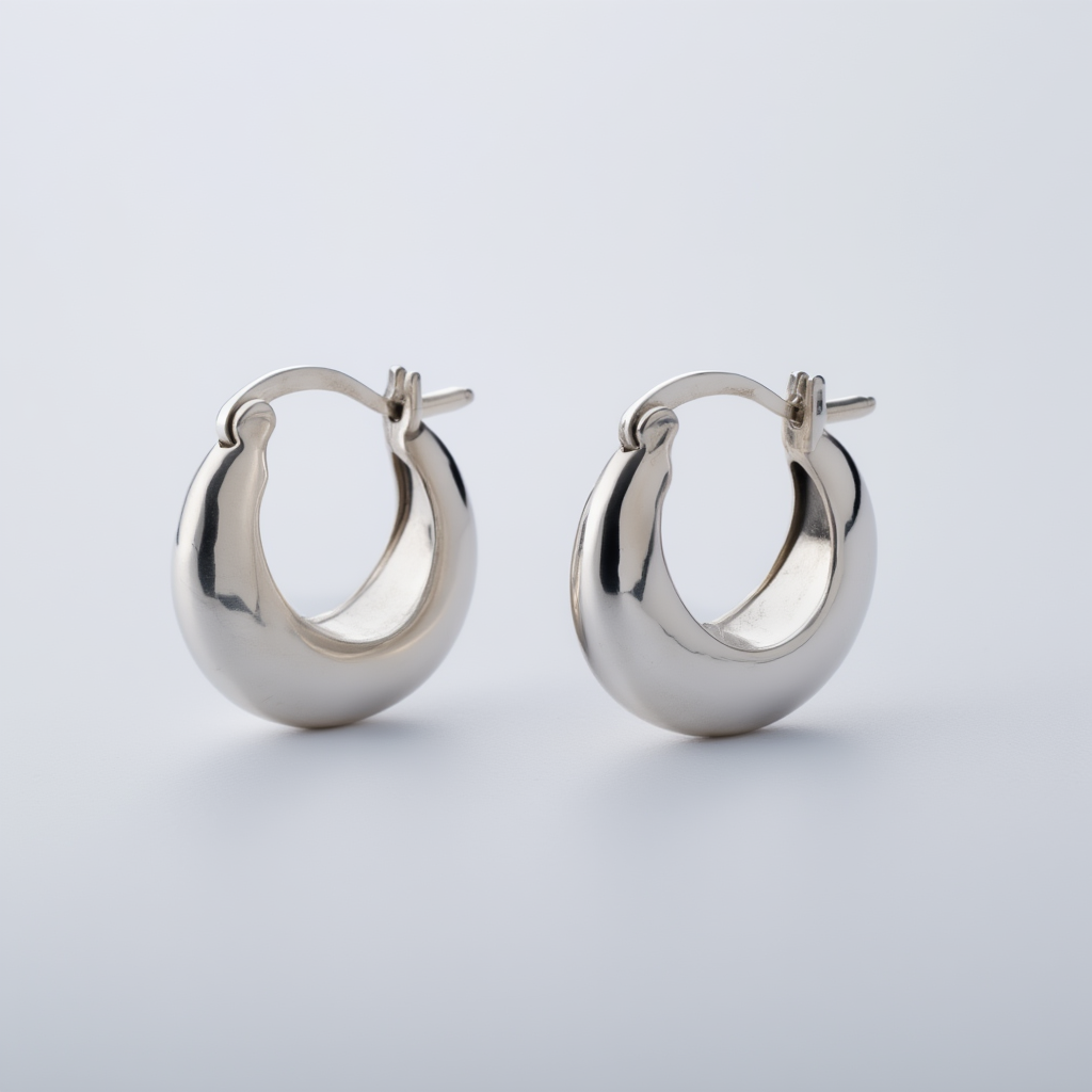 Liora Hoops - Silver