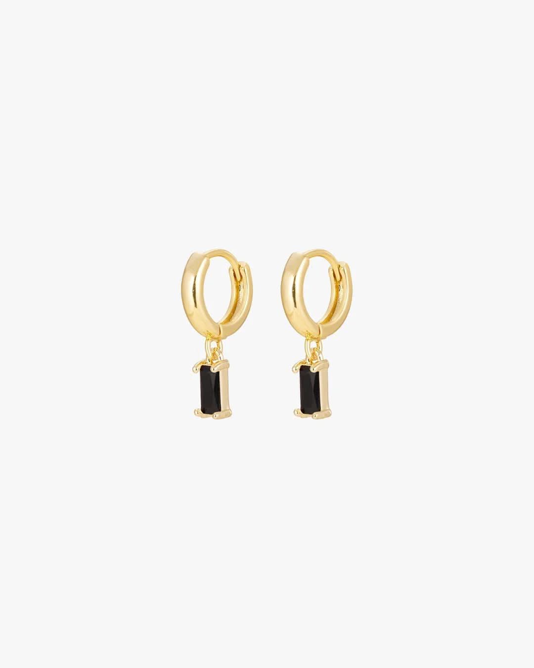 Agni Earrings - Black Onyx - AYUNA