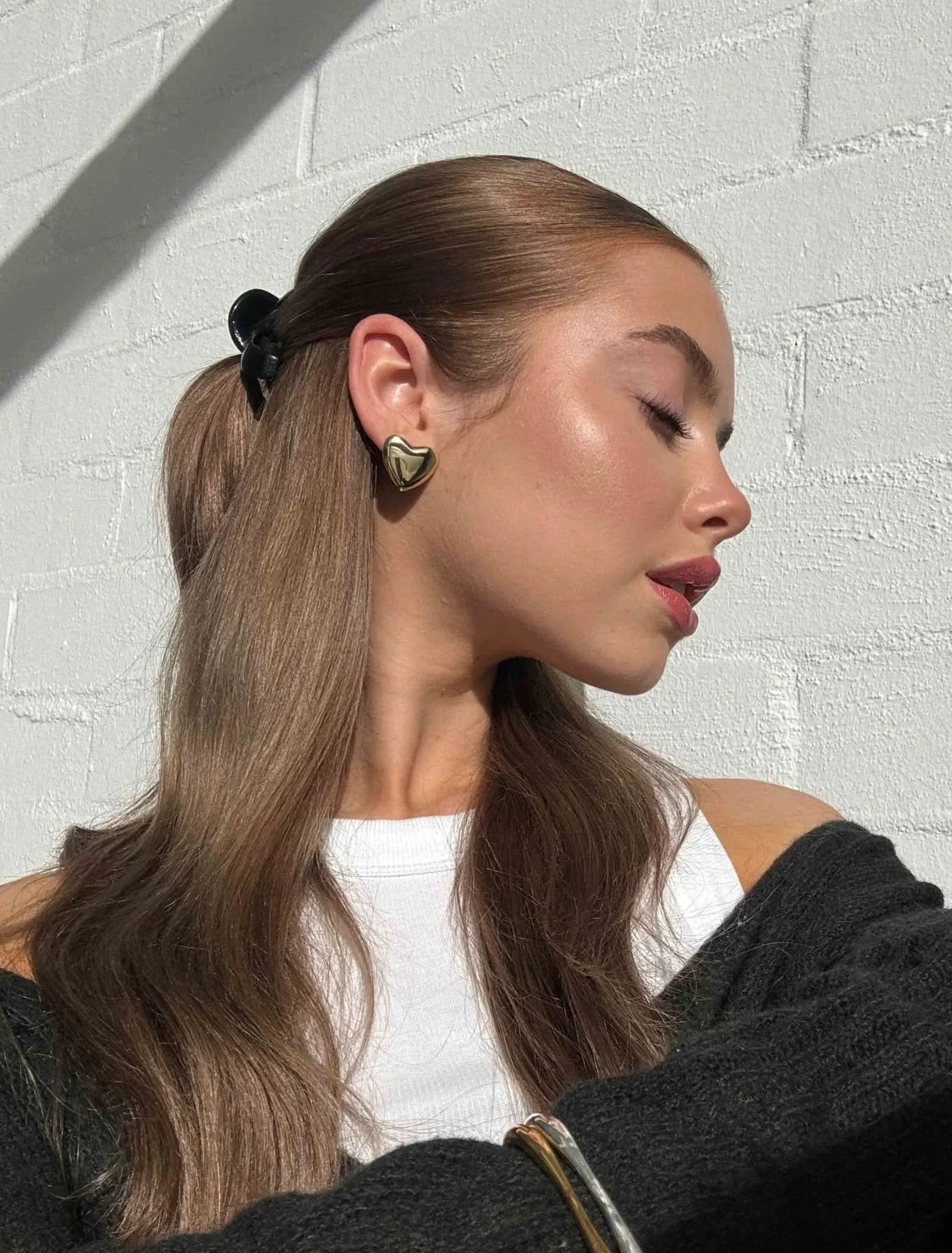 Amore Earrings - Gold - AYUNA