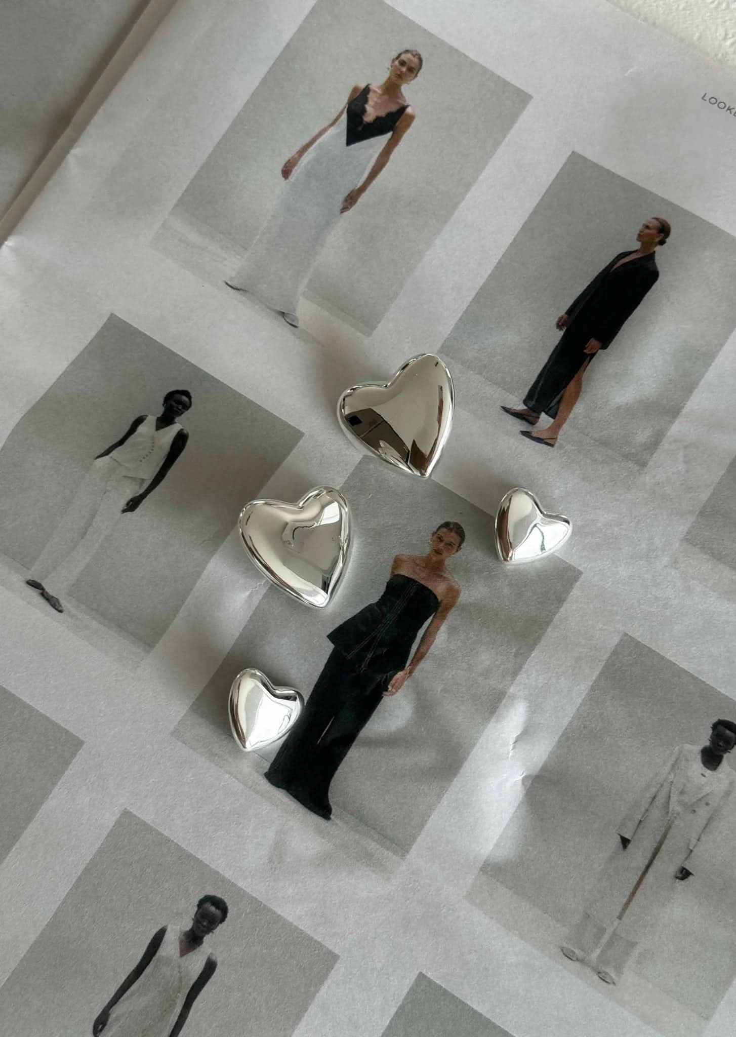 Amore Earrings - Silver - AYUNA