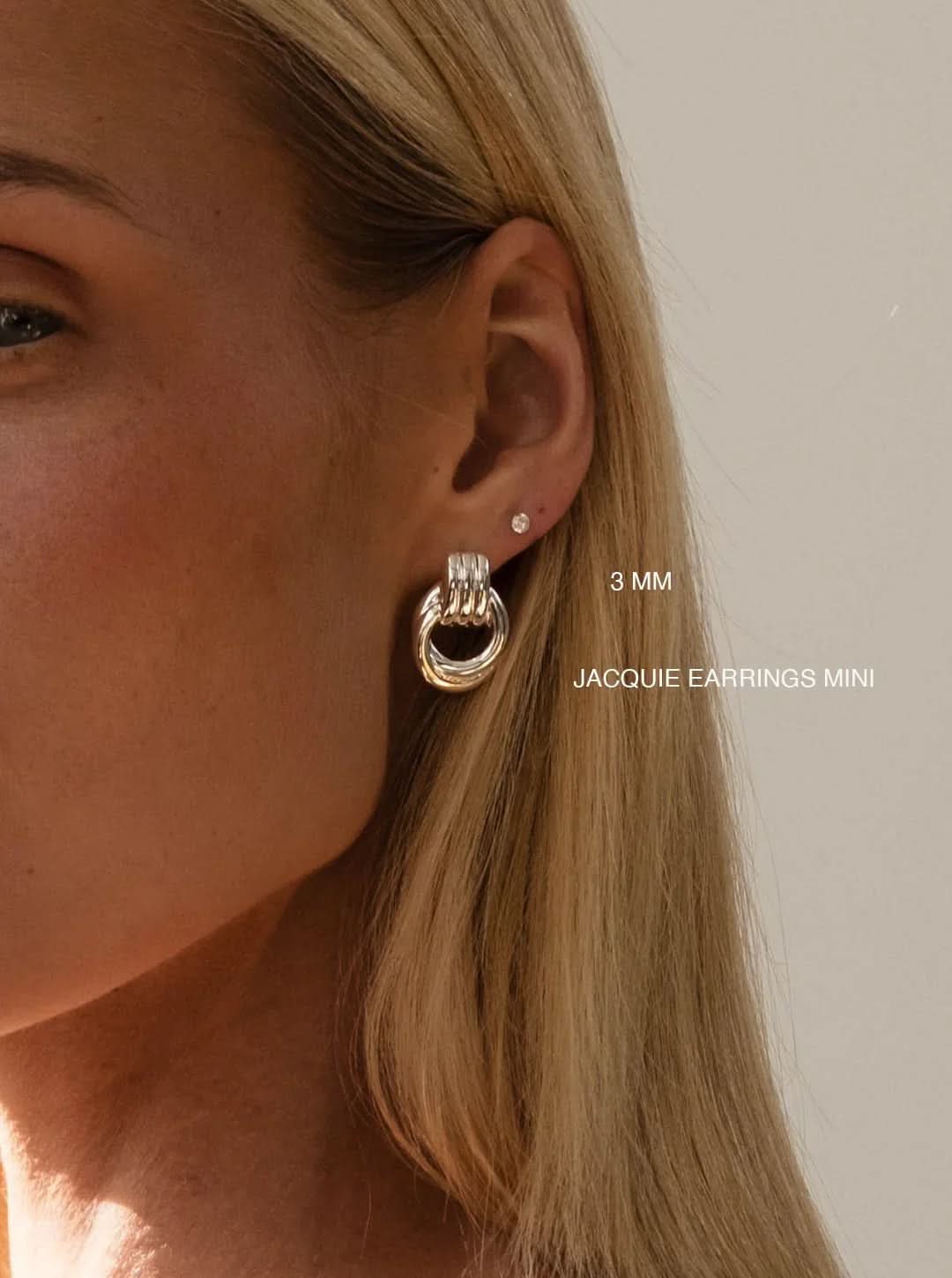 Aoi Studs (4 Sizes) - Gold - AYUNA