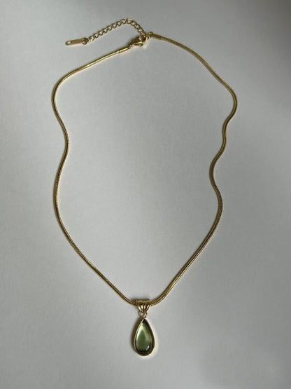 Athena Water Drop Necklace - AYUNA