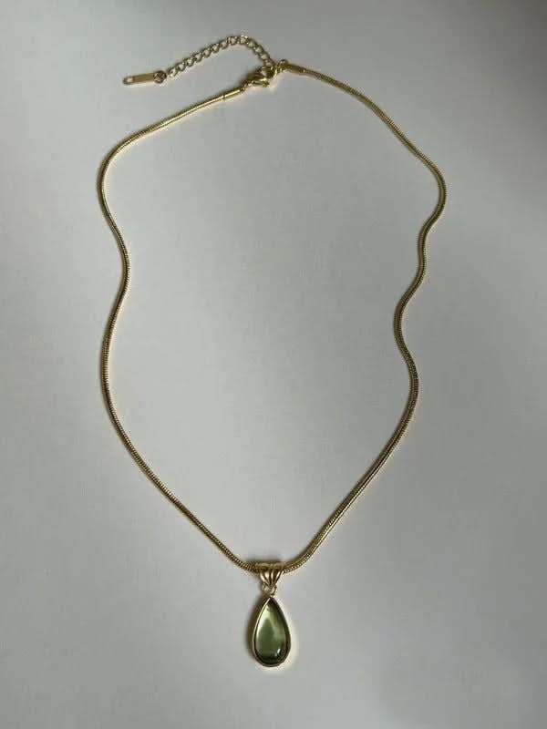 Athena Water Drop Necklace - AYUNA