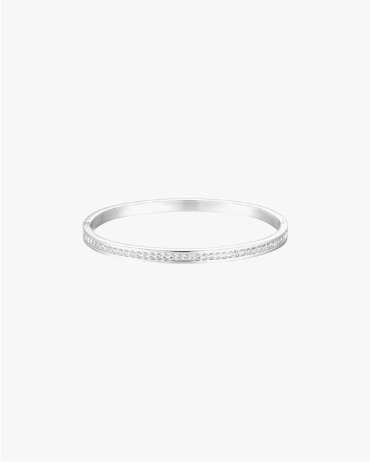 Avery Bangle - Silver - AYUNA