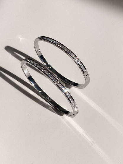 Avery Bangle - Silver - AYUNA