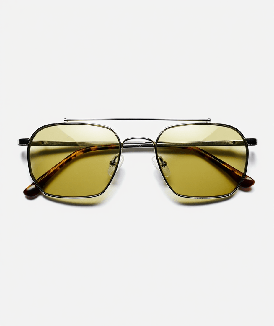 Aviator - Silver/Khaki - AYUNA