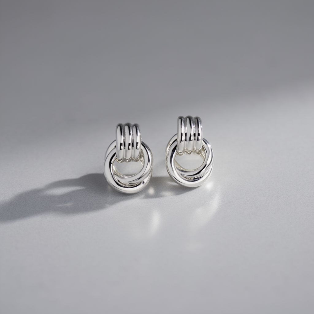 Jacquie Earrings Mini - Silver
