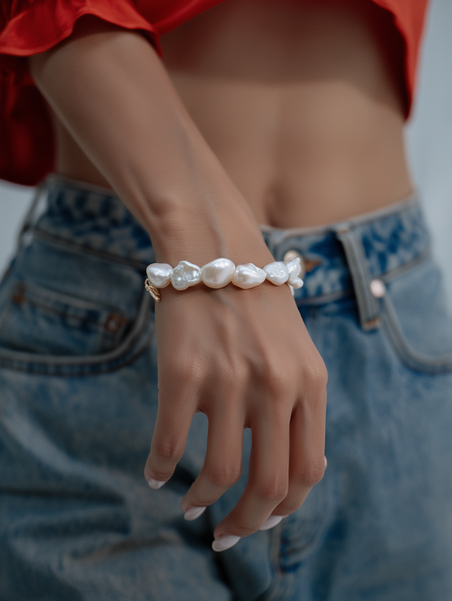 Baroque Pearl Bracelet