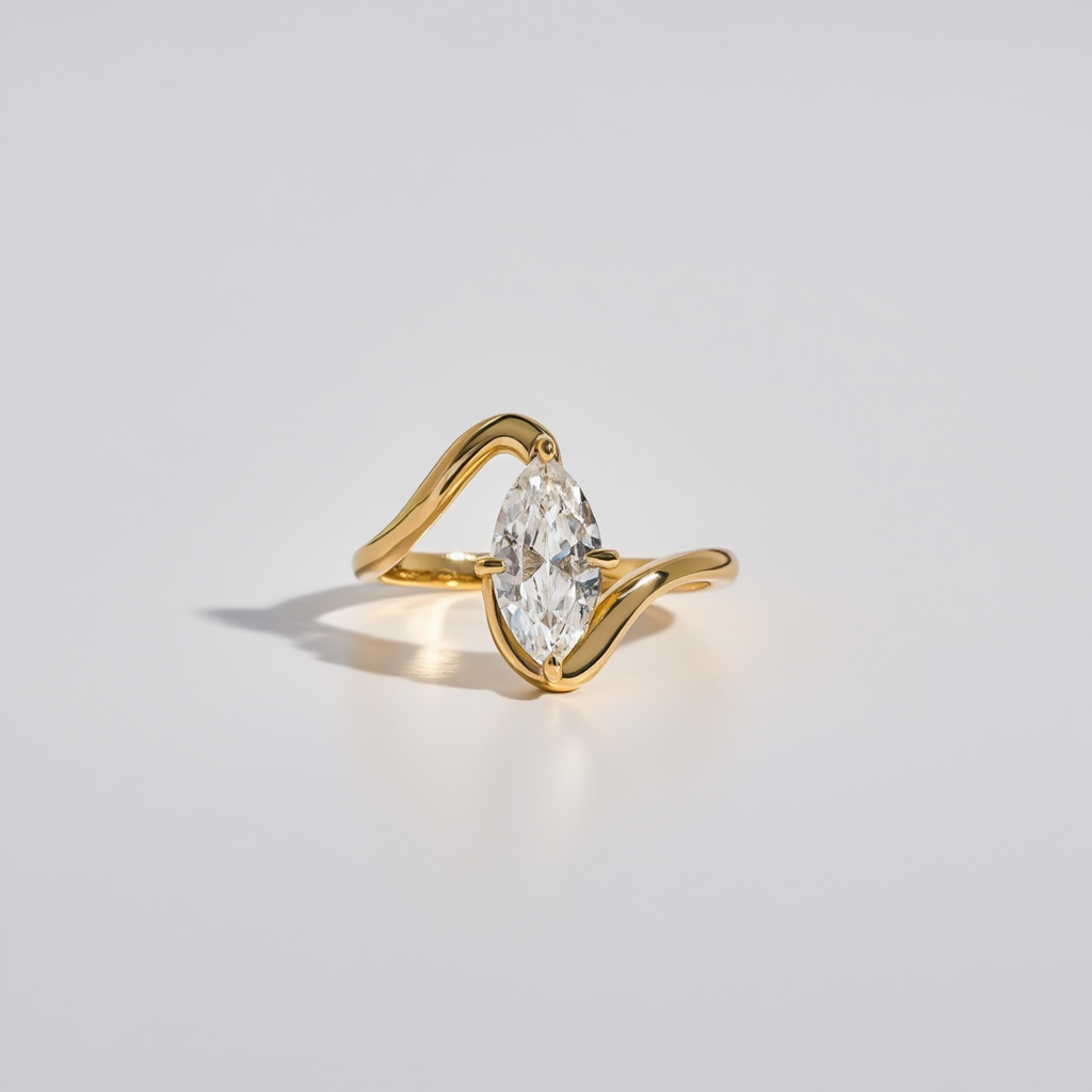 Marquise Swirl Ring