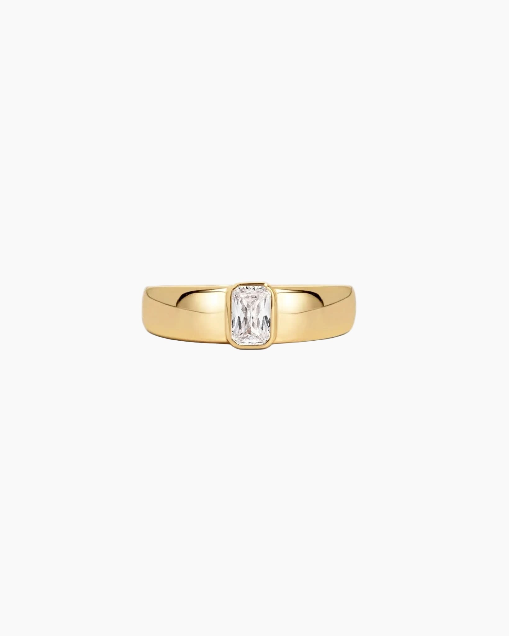 Baguette Dome Ring - AYUNA
