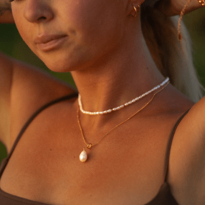 Bali Pearl Necklace - AYUNA