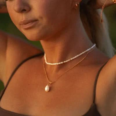 Bali Pearl Necklace - AYUNA