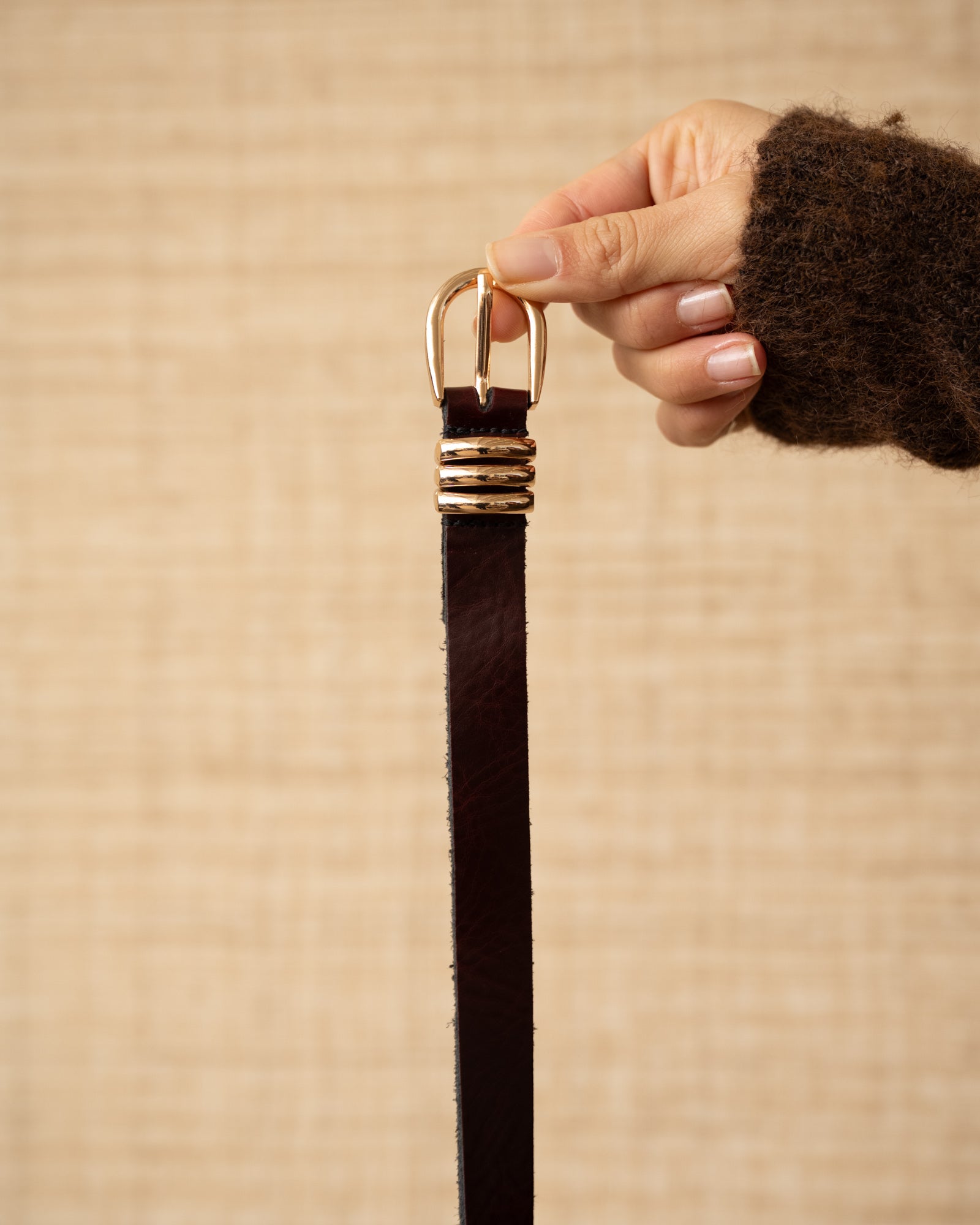 California Leather Brown Belt